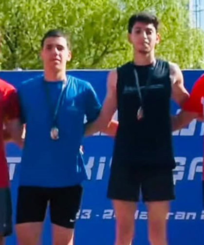 İzmirli atlet kürsüde