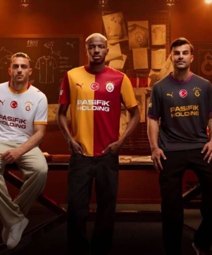 Galatasaray'da yeni sezon formaları görücüye çıktı!