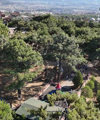 Konak Macera Parkı'nda çocuklar doyasıya eğlendi!