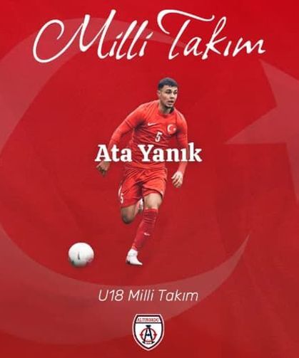 Altınordu altyapısında yetişti, U18 Milli Takım’a yükseldi