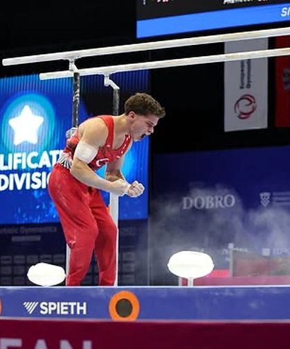 İzmirli milli cimnastikçi Avrupa’da zirveyi zorladı!