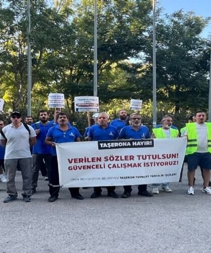 İşçilerden Büyükşehir’e taşeron tepkisi: 1,5 milyar TL kamu zararı
