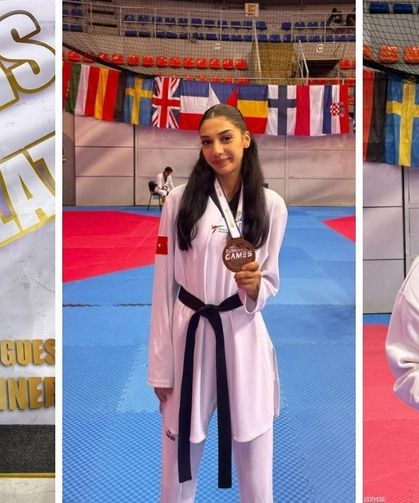 İzmirli taekwondocular Sırbistan’ı salladı!