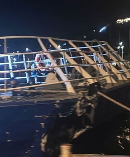 Mudanya’da İDO, iskeleye çarptı