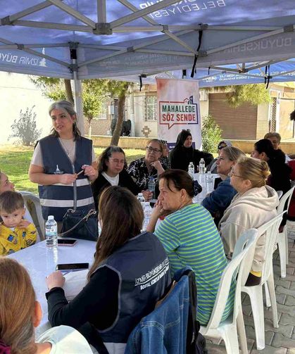 İzmir’de mahalle sakinleri söz aldı! Taleplerini doğrudan yetkililere ilettiler