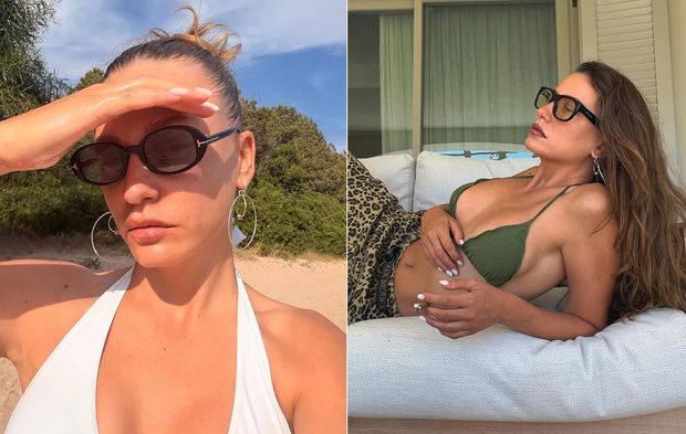 Ortalık alev aldı! Serenay'dan yeni tatil pozları