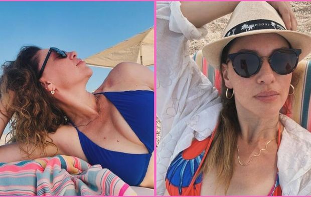 Evrim Alasya bikinili tatil pozlarıyla mest etti