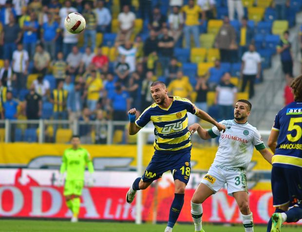 Ankaragücü - Konyaspor: 1-1 Konya 1 puana razı oldu
