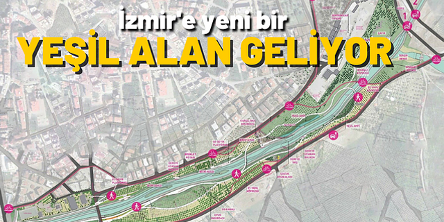 İzmirlilerin yeşille buluşup dinlenebileceği yeni bir alan için düğmeye basıldı