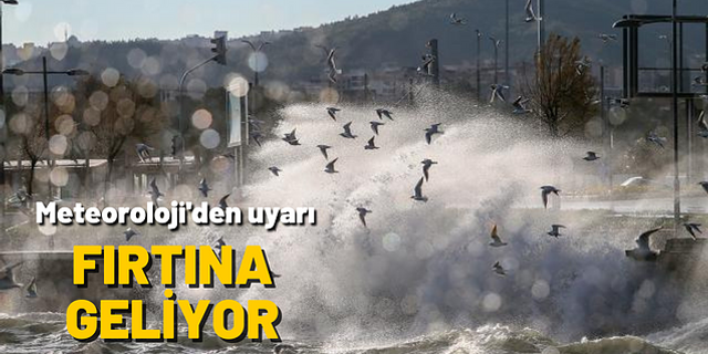 Meteoroloji'den İzmir için kuvvetli rüzgar uyarısı