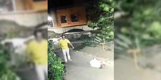 Dayak yerken attığı taş ve terliğin silah sayılması istendi