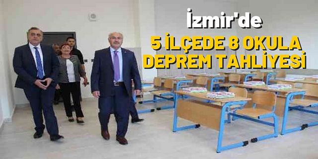 İzmir Valisi Köşger duyurdu; hangi okullar deprem için tahliye edilecek?