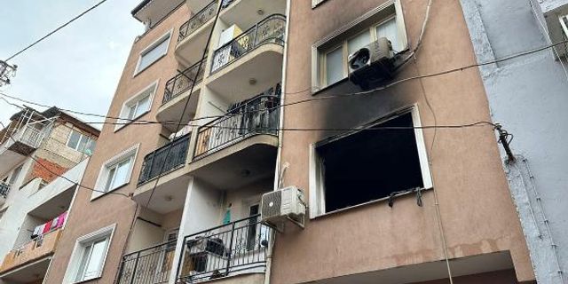 Apartman yangını: 9 kişi etkilendi, 5 kişi kurtarıldı