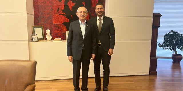 Foça Belediye Başkanı Fatih Gürbüz CHP Genel Merkezini ziyaret etti