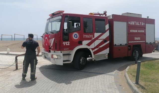 Manavgat'ta yanlış alarm! Jandarma ve itfaiye ekiplerini alarma geçti