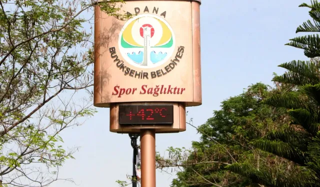 Adana alev alev yanıyor: Termometreler 42 dereceyi gösterdi!