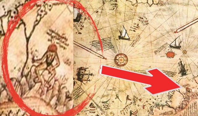 Piri Reis'in haritasında yüzyıllardır gizemini sürdüren o sır ne? Bermuda Şeytan Üçgeni'nin gizemi...