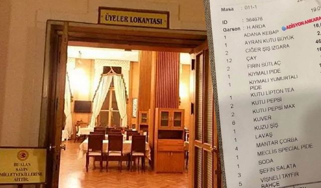 Meclis lokantasındaki ucuzluk tepkilere yol açtı: Pilav 10 TL fasulye 42 TL!