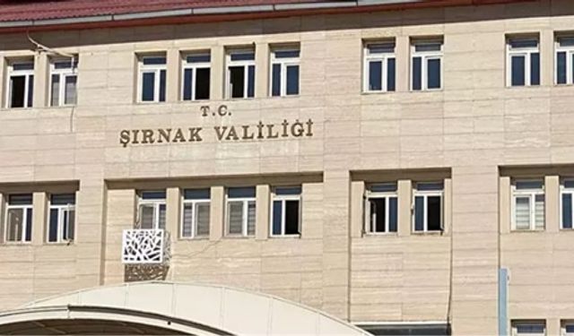 Şırnak Valiliği 4 bölge için 15 gün ‘geçici özel güvenlik bölgesi’ ilan edildiğini duyurdu