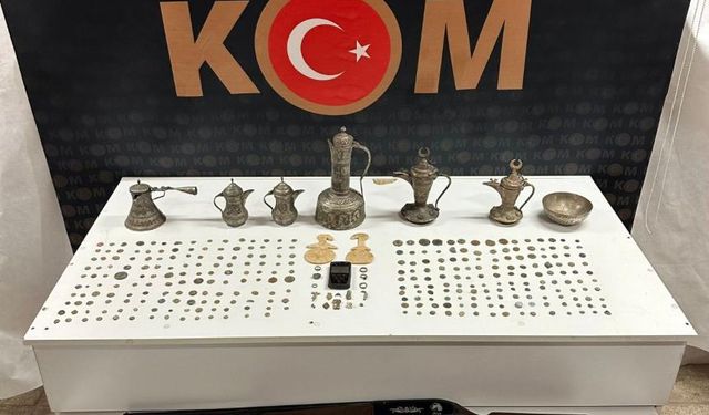 Eskişehir'de tarihi eser kaçakçılarına operasyon: 2 kişi yakalandı