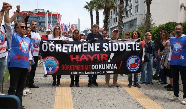 İzmir'de, öğretmene şiddet eyleminde gerginlik: İstiklal Marşı tartışması!