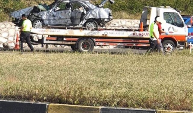 Çankırı'da feci kaza: 1 ölü, 1 ağır yaralı