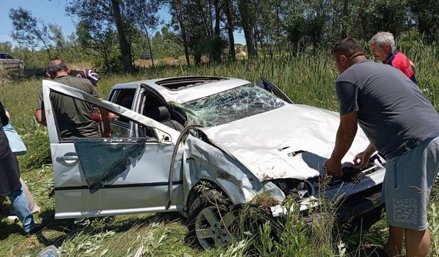 Kastamonu'da otomobil metrelerce takla attı: 4 kişi yaralandı!