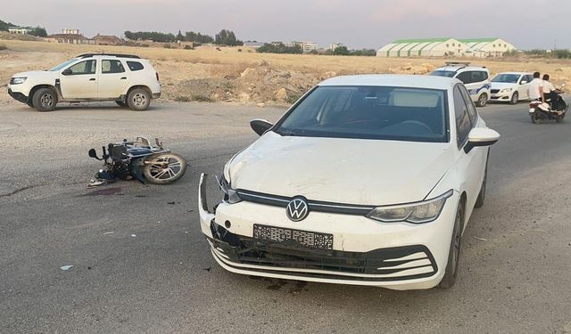 Adıyaman'da motosiklet kazası: 1 kişi ağır yaralı!