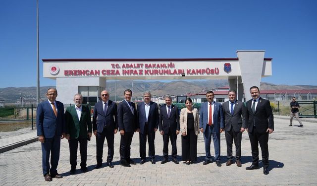 Mahkum hakları için TBMM'den Erzincan'a inceleme ziyareti