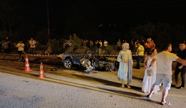 Beton mikseri karşı şeride daldı, 1 ölü 1 yaralı