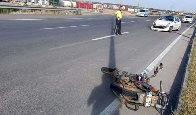 Edirne İpsala'da otomobil ile motosiklet çarpıştı: 1 ölü!