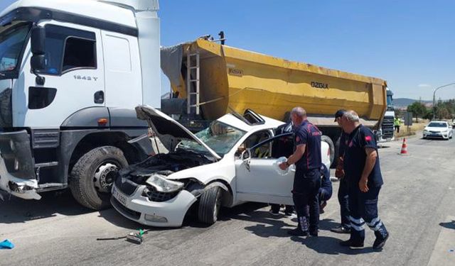 Kahramanmaraş'ta kavşak kazası: 1 ölü, 1 yaralı