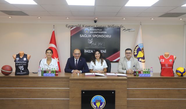 Turgutlu Belediyesi Kadın Basketbol Takımı sağlık sponsorluğu anlaşmasını yeniledi!