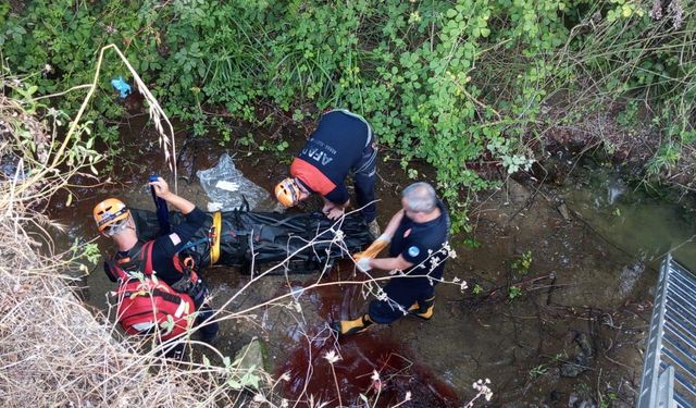 Sakarya'da tuvaletini yapmak isterken dereye düşen kişi hayatını kaybetti