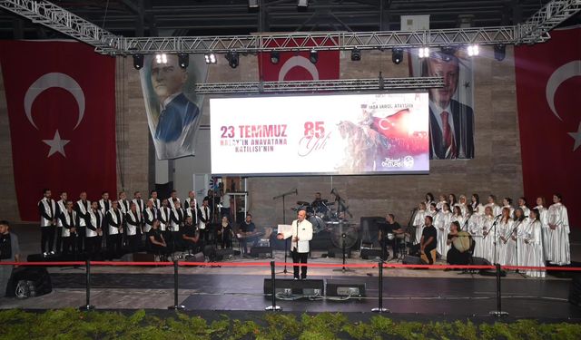 Antakya Medeniyetler Korosu, Hatay'ın ana vatana katılışının 85'inci yıl dönümünü konserlerle kutladı!