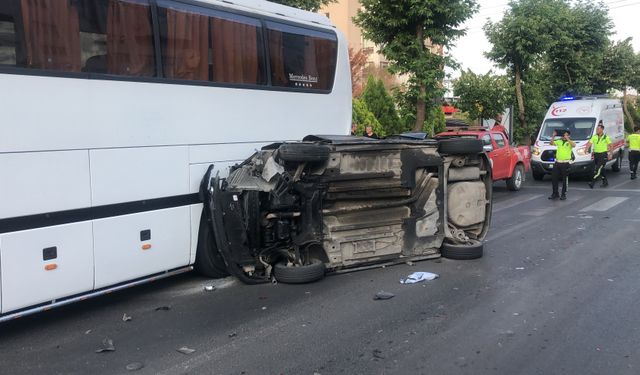 Tekirdağ'da zincirleme kaza: İtfaiye ekipleri kurtardı