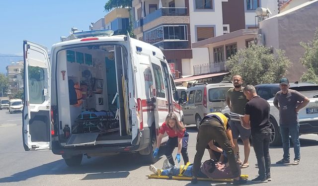 Gazipaşa'da motosiklet kazası! Sürücü yaralandı