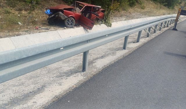 Bolu-Mudurnu yolunda feci kaza: Baba yaralandı, oğlu öldü!