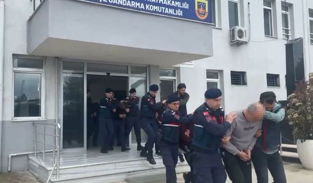 Jandarma operasyonu: Tekirdağ'da 66 kişi yakalandı, 23 tutuklama