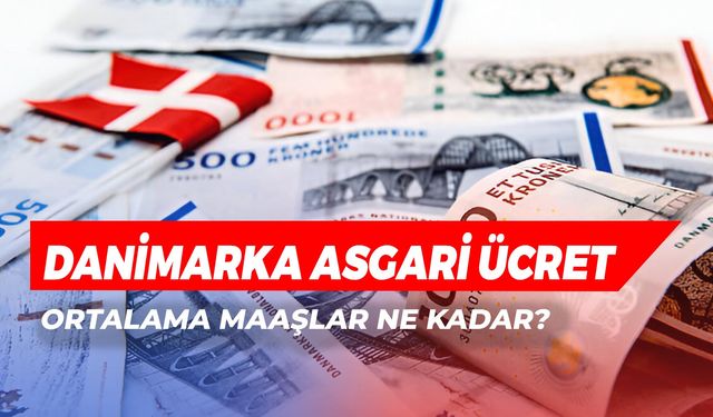 Danimarka'da Asgari Ücret 2024 Yılında Ne Kadar? Yaşam Maliyeti ve Ortalama Maaşlar!