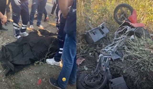 Kamyonun çarptığı elektrikli bisikletli kadın öldü