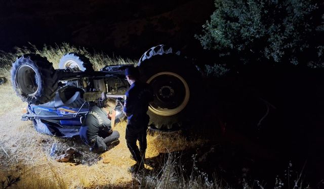 Kullandığı traktörün altında kalan sürücü hayatını kaybetti