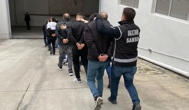 Samsun'da narkotik polisinden büyük operasyon: 19 kişi yakalandı!