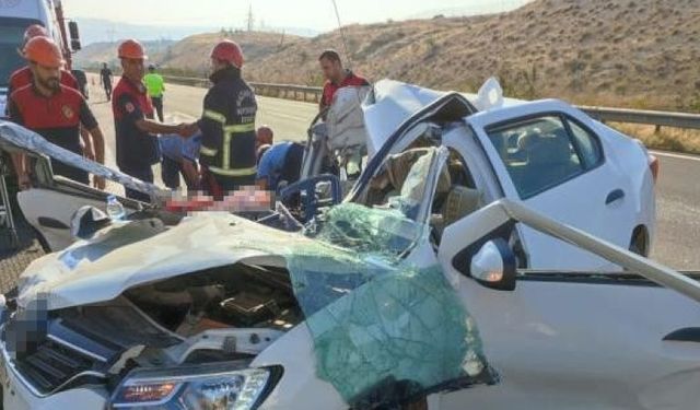 Gaziantep-Şanlıurfa otoyolunda trafik kazası: 1 ölü, 6 yaralı!