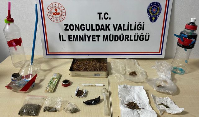 Zonguldak'ta uyuşturucu operasyonunda 2 tutuklama