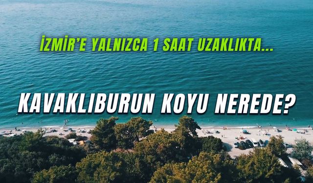 Görenler Adeta Büyüleniyor… İzmir’e 1 Saat Mesafedeki Kavaklıburun Koyu Nerede?