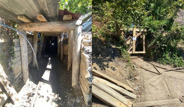Zonguldak'ta ruhsatsız 12 maden ocağı tespit edildi: 2'si mühürlendi, 10'u imha edildi