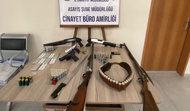 Sosyal medyadan silah paylaşımına 11 gözaltı