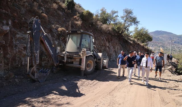 Selimiye’de yol çalışmaları devam ediyor