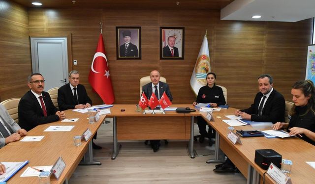 Denizli Valiliği, Afet Risk Azaltma Planı Toplantısını gerçekleştirdi